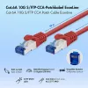 LogiLink cavo patch Cat.6A CCA S/FTP LSZH, rosso, 10 m, EconLine