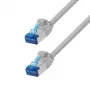 LogiLink cavo patch Cat.6A Slim S/FTP LSZH, grigio, 7,5 m, SlimLine