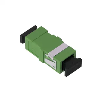LogiLink FA01SC8 adattatore in fibra ottica SC Simplex APC, senza flangia, verde, confezione da 12