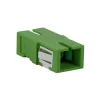 LogiLink FA01SC8 adattatore in fibra ottica SC Simplex APC, senza flangia, verde, confezione da 12