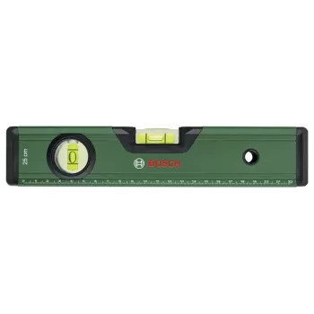 BOSCH DIY livella 25 cm verde con scanalatura a V e base fresata piana