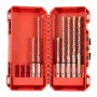 Milwaukee set punte per martello SDS Plus M2, 7 pezzi (5, 6, 8 x 110 mm; 6, 8, 10, 12 x 160 mm)
