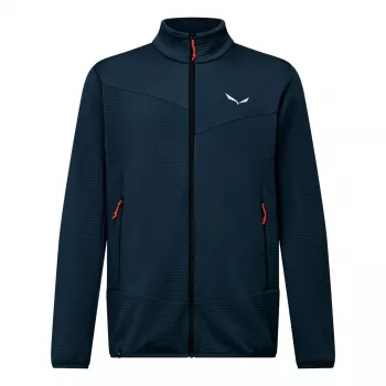 Salewa Puez Altavia felpa full-zip con cappuccio Polarlite uomo Navy Blazer taglia L