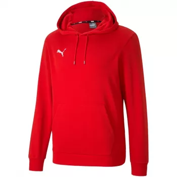 PUMA teamGOAL 23 felpa con cappuccio tempo libero rossa