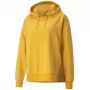 PUMA HER Hoodie TR felpa con cappuccio pullover donna relaxed fit giallo chiaro
