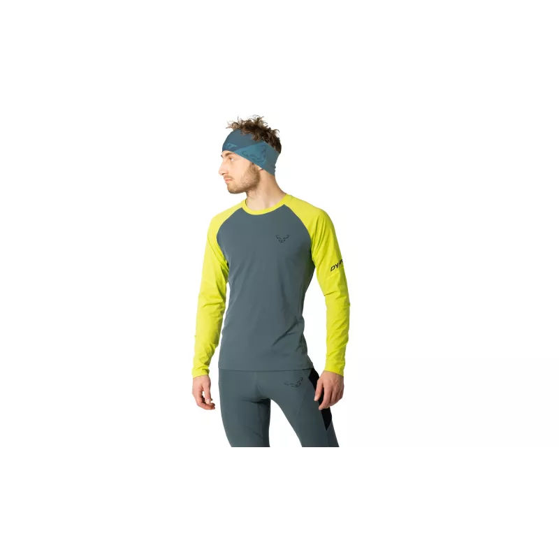 Salewa Dynafit Alpine Pro maglia running a maniche lunghe uomo - Ultra Yellow