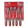 Milwaukee set di cacciaviti 10 pz. (PH/PZ/SL)