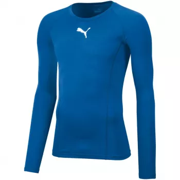 PUMA Liga Baselayer Tee LS maglietta a maniche lunghe uomo Peacoat-Puma White