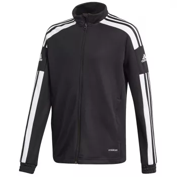 adidas Squadra 21 felpa da allenamento per bambino nera GK9542 116cm