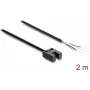 Delock Fotocellula a forcella 5 mm Type U con 4 terminali a cavo aperti NPN L/D selezionabile 2 m