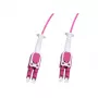 LOGILINK cavo patch in fibra ottica Uniboot Push-Pull LC-LC OM4, 0,5 m