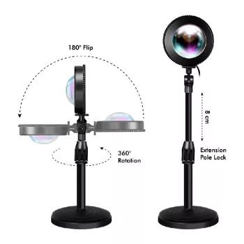 LOGILINK lampada Sunset LED, 5W, con telecomando