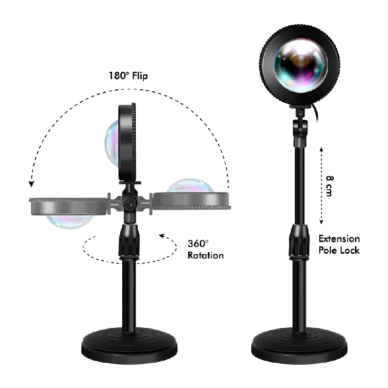 LOGILINK lampada Sunset LED, 5W, con telecomando