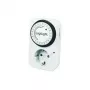 LogiLink timer meccanico ET0001, programmabile giornaliero, 16A/3680W, 230V, tipo F Schuko, bianco