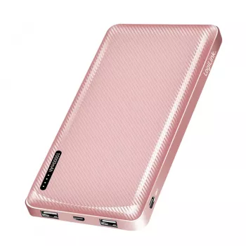 LogiLink powerbank portatile 10000 mAh LiPo USB-C PD rosa