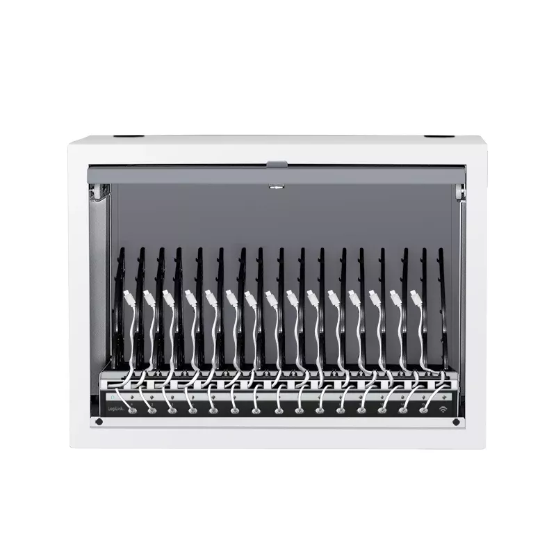 LogiLink stazione di ricarica multipla USB-C, 15 porte, PD, Smart, grigio