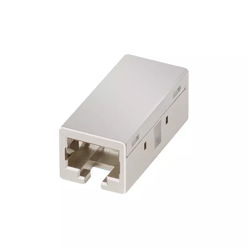 LogiLink Giunto inline RJ45 Cat.6A schermato, case in metallo, qualità industriale
