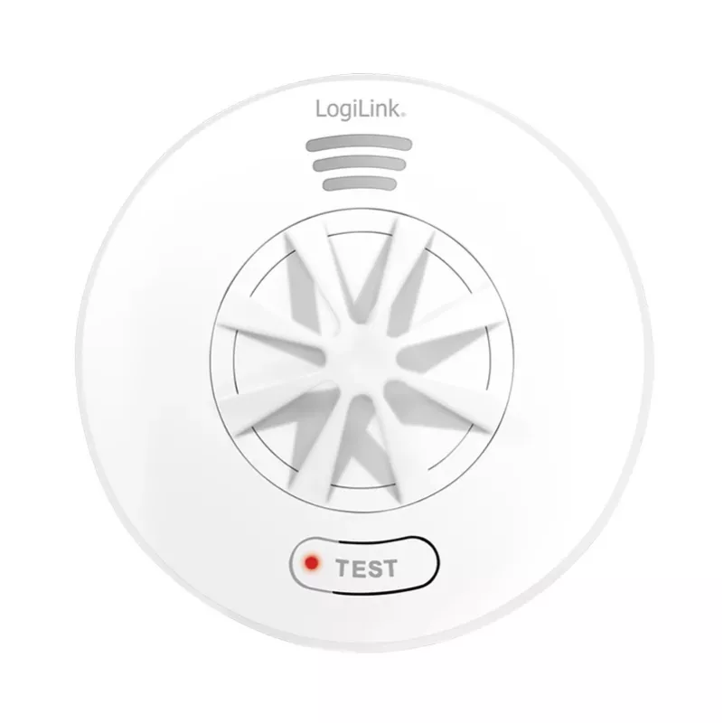 LogiLink SC0232 Rilevatore di calore bianco allarme 85 dB Classe A1 54-65°C a batteria