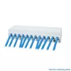 LogiLink NK4093 Patch panel desktop Cat.6A, 12 porte, grigio chiaro (RAL 7035), schermato, acciaio senza viti