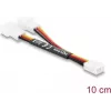 Delock Cavo Y per ventola 1 x 3-Pin femmina a 2 x 3-Pin maschio 10 cm