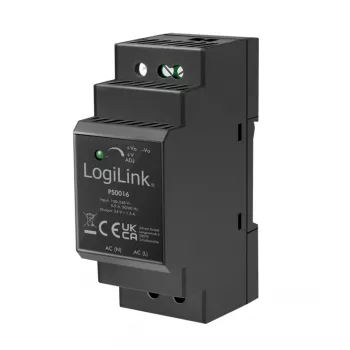 LogiLink PS0016 Alimentatore per guida DIN, 36 W 24 V