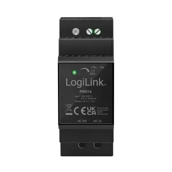 LogiLink PS0016 Alimentatore per guida DIN, 36 W 24 V