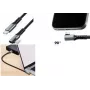 LogiLink Cavo angolare USB 3.2 Gen 2 USB-C a USB-C, 0,5 m, 10 Gbit/s, 100 W PD, video 4K, nero/grigio (CU0270)