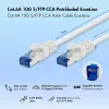LogiLink Cavo patch Cat.6A S/FTP LSZH, bianco, 5 m, EconLine
