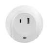 LogiLink Luce notturna LED con sensore crepuscolare, 1x USB-A e 1x USB-C, 18W potenza totale