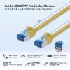 Cavo patch LogiLink Cat.6A Slim S/FTP LSZH, giallo, 15 m, SlimLine