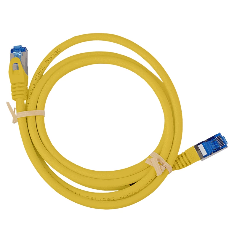 Cavo patch LogiLink Cat.6A S/FTP LSZH, CCA, 5 m, giallo, EconLine
