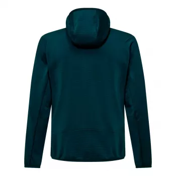Giacca in pile con cappuccio Salewa Puez Altavia Polarlite da uomo Pond Blue