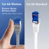 Cavo patch LogiLink SlimLine Cat.6A S/FTP LSZH, rosso, 3 m, 10Gbps