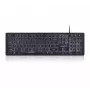 Tastiera con retroilluminazione Perixx PERIBOARD-317 con filo, nera, 105 tasti QWERTY, LED bianco, USB