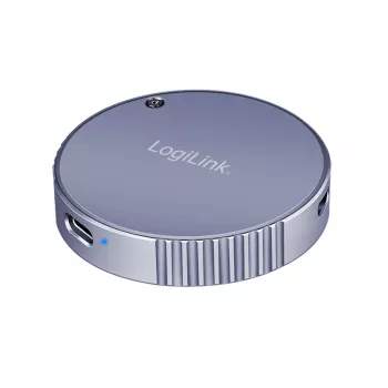 Case per SSD LogiLink USB 3.2 Gen2x1 USB-C a PCIe NVMe, 100W PD, magnetico