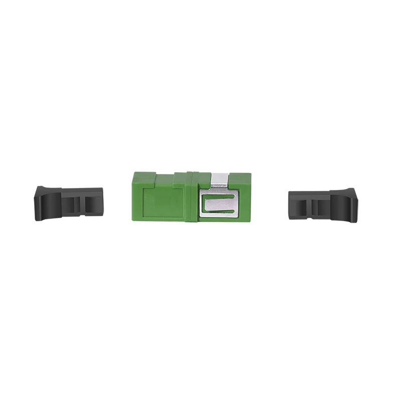 Adattatore in fibra ottica LogiLink SC simplex, verde, senza flangia, confezione da 12