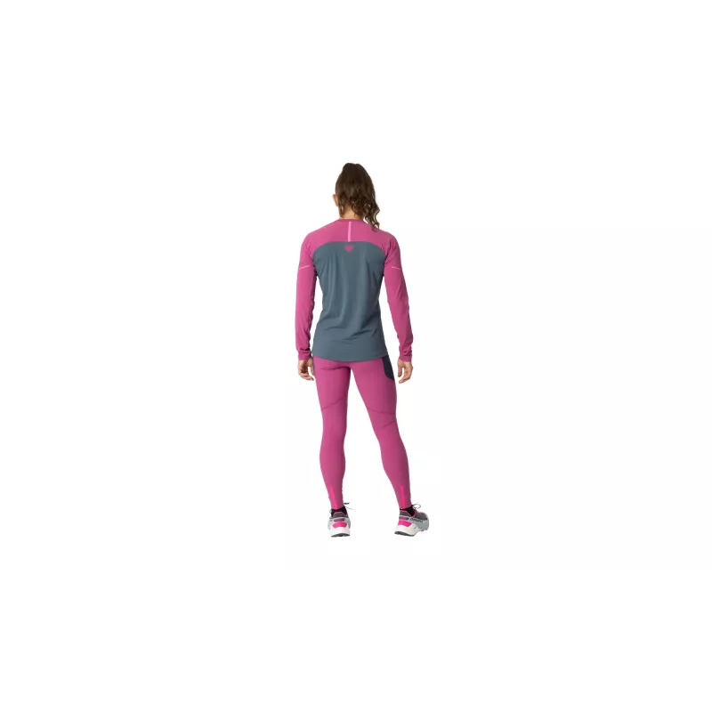 Maglia a maniche lunghe da running da donna Dynafit Alpine Pro magenta taglia M