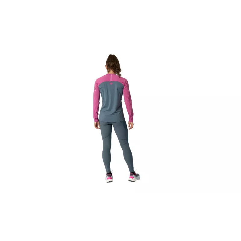 Maglia a maniche lunghe da running da donna Dynafit Alpine Pro magenta taglia M