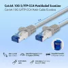 Cavo patch LogiLink Cat.6A CCA S/FTP LSZH, grigio, 5 m, EconLine