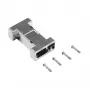 EFB ELEKTRONIK EB0909MV2 contenitore interfaccia vuoto metallizzato, 1 porta keystone, argento