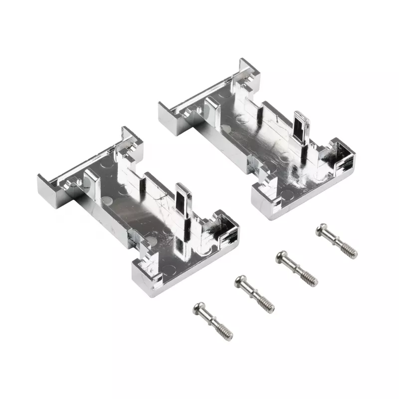 EFB ELEKTRONIK EB0909MV2 contenitore interfaccia vuoto metallizzato, 1 porta keystone, argento