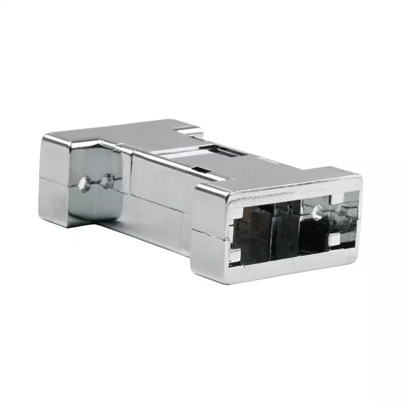 EFB ELEKTRONIK EB0909MV2 contenitore interfaccia vuoto metallizzato, 1 porta keystone, argento