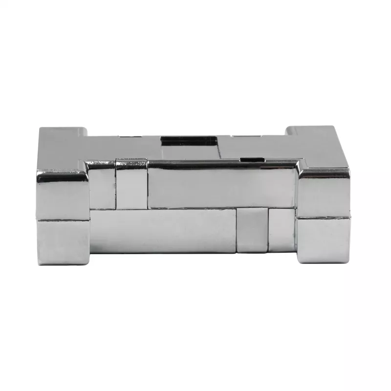 EFB ELEKTRONIK EB0909MV2 contenitore interfaccia vuoto metallizzato, 1 porta keystone, argento