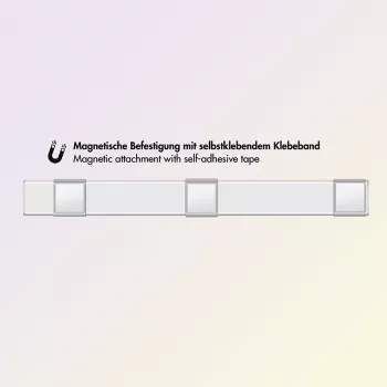 LogiLink Luce LED sottopensile, ultrasottile, sensore PIR, 400mm, 160lm
