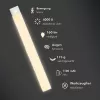 LogiLink Luce LED sottopensile, ultrasottile, sensore PIR, 400mm, 160lm