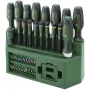 BOSCH set misto di cacciaviti 39 pezzi con supporto, verde/nero