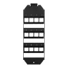 LOGILINK inserto per scatola a pavimento keystone per 3 x 4 moduli keystone, nero