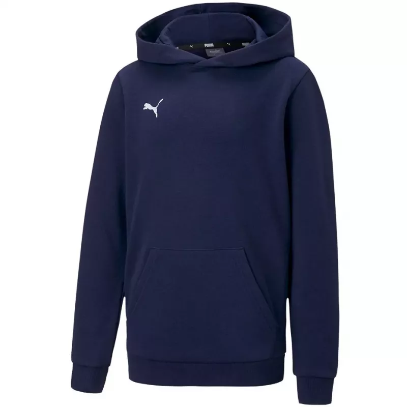 PUMA teamGOAL 23 Casuals felpa con cappuccio Jr blu navy 656711 06 140