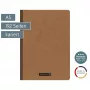 Brunnen FACT!plus quaderno A5 a quadretti 96 fogli marrone