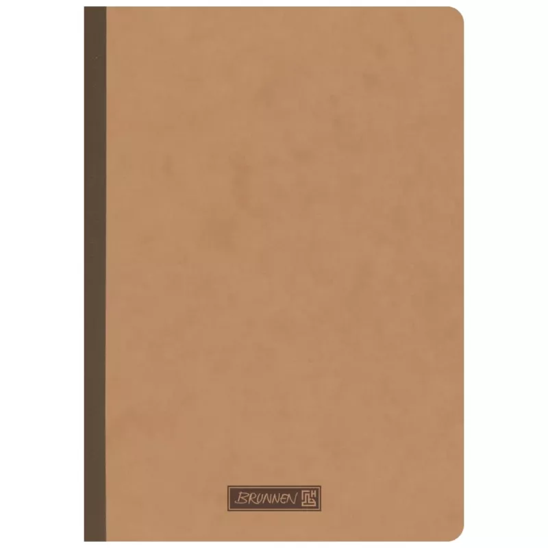 Brunnen FACT!plus quaderno A5 a quadretti 96 fogli marrone